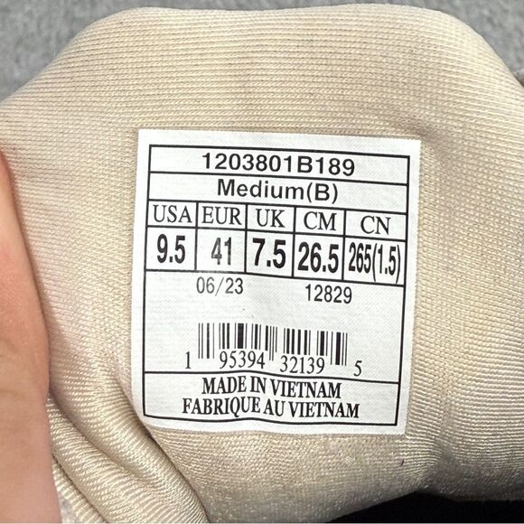 Brooks Shoes Womens Size 9.5 Ghost 15 Beige & White Running Sneakers 1203801B189 - Picture 9 of 10